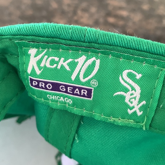 Chicago White Sox Miller Lite Chi-rish Baseball Cap Kick 10 Pro Shamrock Hat - Picture 6 of 9